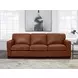 Langston Nutmeg Leather 96" Sofa