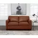 Langston Nutmeg Leather 69" Loveseat