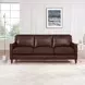Arden Chestnut Leather 86" Sofa