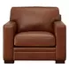 Langston Nutmeg Leather Living Room Set