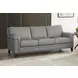 Wendover Silver Leather 84" Sofa