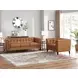 Elric Cognac Leather 84" Sofa