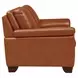 Ironvale Nutmeg Leather Living Room Set
