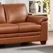 Ironvale Nutmeg Leather 84" Sofa
