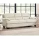 Calizor Vanilla Leather 88" Sofa