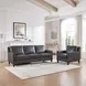 Arden Quartz Leather 86" Sofa