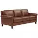 Lachlan Pecan Leather Living Room Set