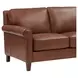 Lachlan Pecan Leather 84" Sofa