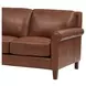 Lachlan Pecan Leather 84" Sofa