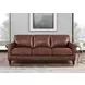 Lachlan Pecan Leather 84" Sofa