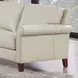 Lachlan Vanilla Leather 84" Sofa