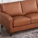 Lachlan Nutmeg Leather 84" Sofa