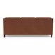 Camden Pecan Leather Living Room Set