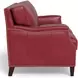 Camden Cranberry Leather Living Room Set