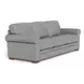 Camden Silver Leather Living Room Set