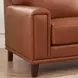 Halwyn Nutmeg Leather 89" Sofa