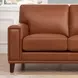 Halwyn Nutmeg Leather 89" Sofa