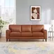 Halwyn Nutmeg Leather 89" Sofa