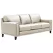 Halwyn Vanilla Leather Living Room Set