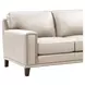 Halwyn Vanilla Leather 89" Sofa
