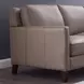 Arden Taupe Leather 86" Sofa
