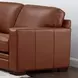 Langston Nutmeg Leather 69" Loveseat