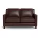 Arden Chestnut Leather Living Room Set