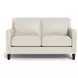 Arden Vanilla Leather 60" Loveseat