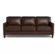 Arden Chestnut Leather 86" Sofa