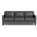 Arden Quartz Leather 86" Sofa