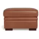 Langston Nutmeg Leather Living Room Set
