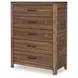 Summer Camp Tree House Brown 5 Drawer Chest