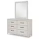 Summer Camp Stone Path Gray Rectangular Dresser Mirror