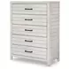 Summer Camp Stone Path Gray 5 Drawer Chest