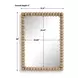 Alden Warm Ivory Rectangular Wall Mirror