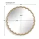 Alden Warm Ivory Round Wall Mirror