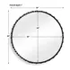 Monterey Charcoal Round Wall Mirror