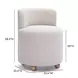 Hakuna Cream Performance Fabric Upholstered Desk Chair