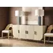 Rafferty White Linen Performance Fabric Dining Chair With Matte Burl Wood Frame