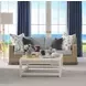 Locklin White Lacquer 40" Rectangular Coffee Table