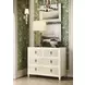 Pascal Matte Antique White Lacquer 4 Drawer Soft Close Accent Chest