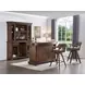 Merion Brown Spectator Swivel Upholstered Barstool