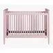 Modern Nursery Pink Convertible Crib