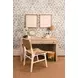 Monroe Matte White Lacquer Rattan Wrapped Dining Chair