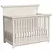 Westfield Brushed White Clean Headboard Convertible Crib
