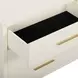 Dani Cream and Gold 6 Drawer Dresser