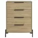 Newhall Vintage Oak Melamine Panel Bedroom Set