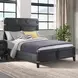 Laguna Weathered Steel Queen Panel Bed