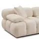 Calliope Off White Performance Velvet 79" Modular Loveseat