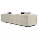 Fusion Beige 3 Piece Modular Sofa Sectional with Pillows